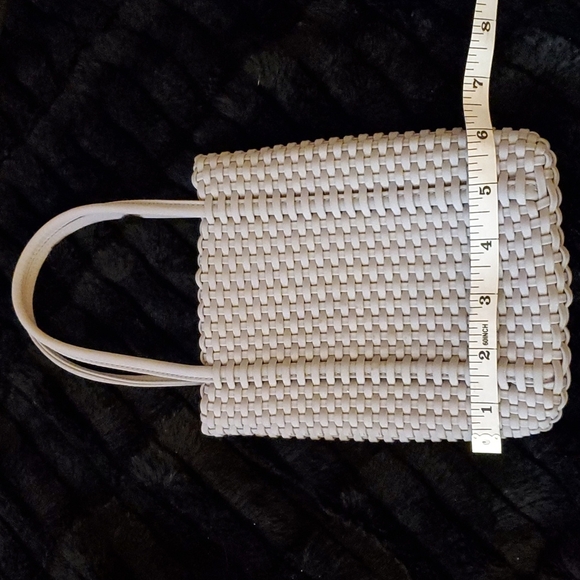 Nine West Gray Mini Woven Tote Bag - Picture 4 of 5